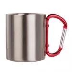 Personalised Metal & Enamel Mugs - Printable  RED HANDLE